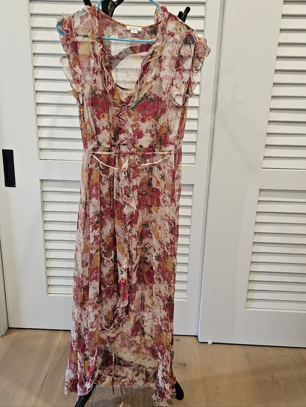 Sundance Chiffon Floral 2pcs Dress